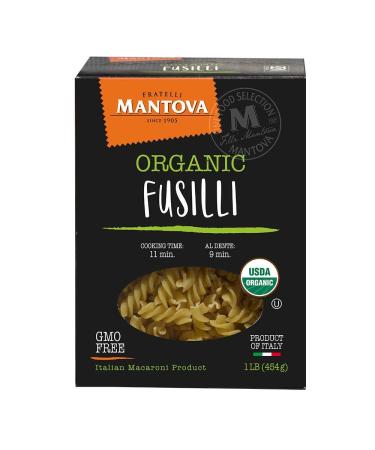 Mantova Italian Organic Spirali Pasta - 100% Durum Semolina Rotini - 16 Oz (Pack of 6) - Made in Italy - Buy Online on GoSupps.com