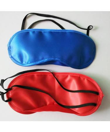 SUPVOX 12pcs Multicolor Silk Sleep Mask for Kids, Women, Men - Lightweight & Comfortable Eye Mask Blindfold - Buy Online on GoSupps.com