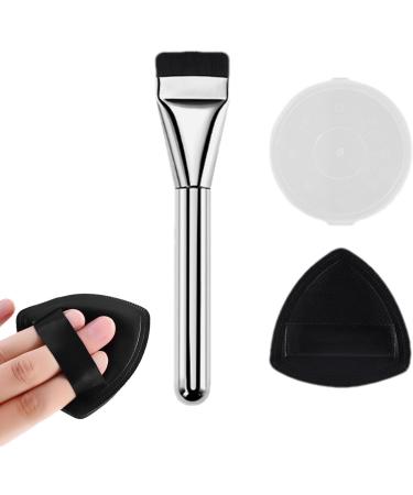 Flat Foundation Brush Ultra Fine Foundation Brush Concealer Brush for Cream Foundation | Ultra Fine Flat Head Foundation Brush Set Concealer Brush for Foundation - Buy Online on GoSupps.com