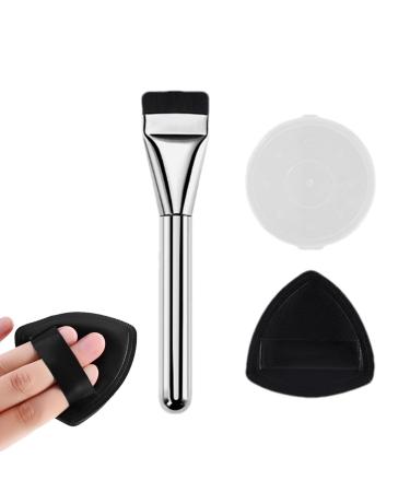 Ultra Thin Foundation Brush | Makeup Foundation Brush Set - Ultra Thin Flat Head Makeup Foundation Brush Set Cream Foundation Concealer Brush