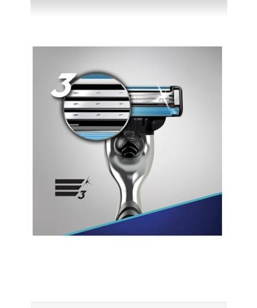 Buy Gillette Mach3 Razor Blue - 1+3 Pack (1 Piece) | International Shipping Available - Buy Online on GoSupps.com