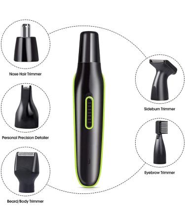 5 in 1 Ear Nose Hair Trimmer for Men & Women - Electric Facial Hair Trimmer with Waterproof Stainless Steel Blades - Buy Online on GoSupps.com
