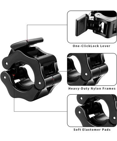 Buy Karlor 30mm Dumbbell Closure - Slipproof Barbell Clamps & Collar Clips (4 Pieces) for Secure Weightlifting | Fast International Shipping - Buy Online on GoSupps.com