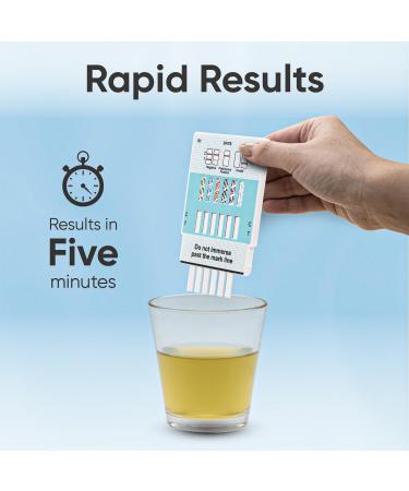 Prime Screen 10 Panel Urine Drug Test Kit - (THC BZO MET PCP MTD AMP BAR COC OPI MDMA) - 5 Pack  - Buy Online on GoSupps.com