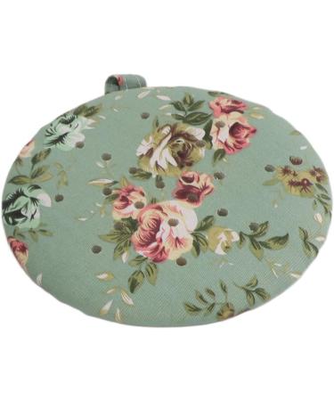 Buy Home Moxa Board with Adjustable Temperature & 360 Rotation - Large Moxibustion Cushions for Meditation (Floral Green) - International Shipping Available - Buy Online on GoSupps.com