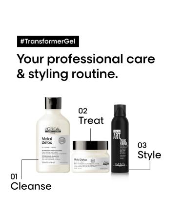 L'Oreal Professionnel Transformer Gel - Volume & Definition Heat Protection Medium Hold - For All Hair Types | Buy Internationally - Buy Online on GoSupps.com