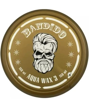 Bandido Hair Styling Aqua Wax 150 ml | Shine Look | Firm Hold | 3 Brown Aqua Wax - Buy Online on GoSupps.com
