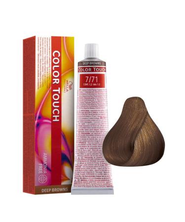 WELLA Biondo Medio Sabbia Cenere Color Touch Senza Ammoniaca 3417 7/71 57 grams 7/71 1 piece (1 pack)
