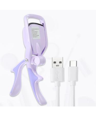 VOCOSTE Heated Eyelash Curler - 3 Temperature Electric Tool for Perfectly Curled Natural Lashes | Hot Purple Curlers - Buy Online on GoSupps.com