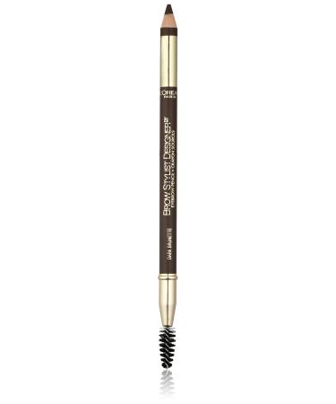 L'Oreal Brow Stylist Designer Eyebrow Pencil 315 Dark Brunette .045 oz (1.3 g)