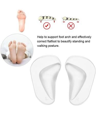 Gel Arch Support Pads - 2 Pairs Reusable Insoles for Flat Feet & Plantar Fasciitis Relief | Comfortable Cushions for Men & Women - Buy Online on GoSupps.com