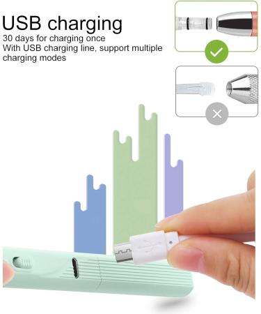 Children's Ear Wax Removal Kit | USB Rechargeable Luminous Visual Ear Pick Tool - Buy Online on GoSupps.com
