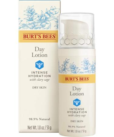 Burt's Bees Intense Hydration Day Lotion Moisturizing Face Lotion 1.8 Oz (Package May Vary)