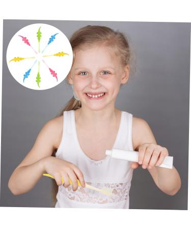 Beavorty 8-Piece Cartoon Crocodile Toothbrush Set for Kids | Fun Oral Care Accessories for Toddlers & Babies - Buy Online on GoSupps.com