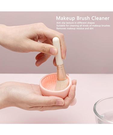 Makeup Brush Cleaning Bowl Portable Makeup Cleaning Brush Scrubber Bowl Flexible Silicone Cosmetic Brush Cleaner Cleaning Washing Tool for Cosmetic Brush - Buy Online on GoSupps.com