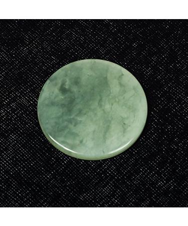 AKOAK 2 Inch Round Jade Stone Glue Pallet for Eyelash Extensions | Essential Fake Eyelash Makeup Tool - International Shipping Available - Buy Online on GoSupps.com
