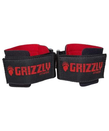 Grizzly Fitness Power Weight Training Wrist Wraps for Men and Women | Sold in Pairs | One-Size | Used by Pros to provide Wrist support | Durable stitched with comfortable Neoprene padding | Velco Closure