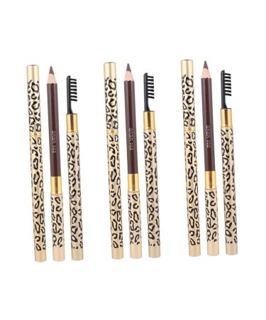 Beavorty 6 Pcs Black Eyebrow Pencil Makeup Eyebrow Penci Eyebrow Pencils Eyeliner Bicuspid Miss Eyebrow Brush