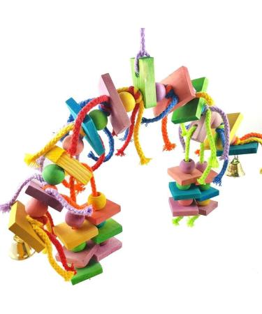 Wonninek Bird Toys Bird Shredding Toys Bird Parrots Chewing Hanging Toys Bird Cage Accessories for Small Parakeets Cockatiels Budgies Conures Love Birds Finches - Buy Online on GoSupps.com
