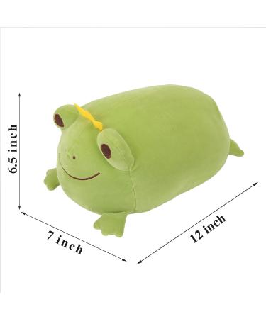 JUNERAIN Super Soft Frog Plush Stuffed Animal 30cm Grass Green - Adorable Hugging Pillow Toy for Kids, Toddlers, Girls, Boys - Cuddly Frog Decoration - Buy Online on GoSupps.com