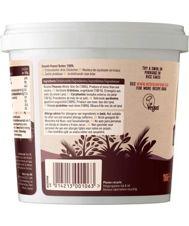 Meridian | Peanut Butter Smooth 1 Kg - Buy Online on GoSupps.com