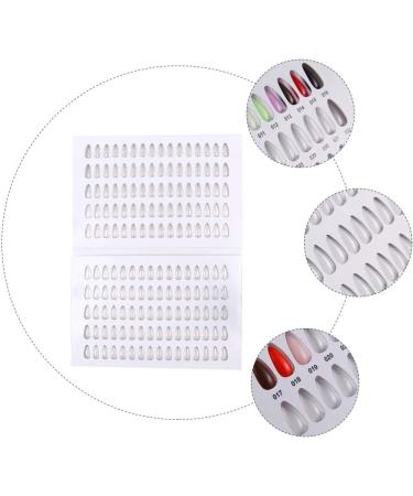 Minkissy Manicure Tools Nail 160 Colors Nail Color Chart Display Nail Polish Color with 160 Tips Nail Art Salon Set Color Display Chart Book Manicure Tools Nail - Buy Online on GoSupps.com