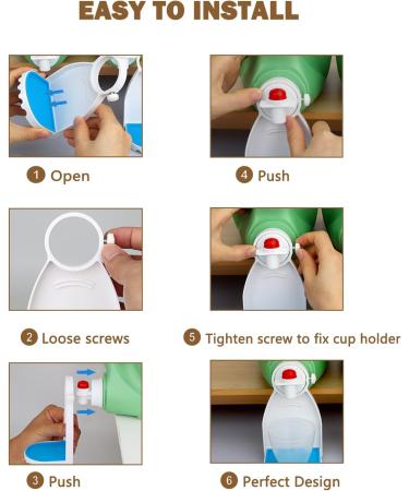 WEYICHUANG Laundry Detergent Drip Catcher & Cup Holder - Tidy Your Laundry Room No More Mess or Leaks (2 Pack) - Best Fabric Softener Gadget - Buy Online on GoSupps.com