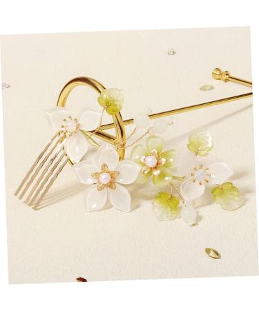 Housoutil Flower Comb Hair Comb Wedding Hair Decor Hair Combs for Women Accessories Wedding Hair Comb Bride Hair Accessory Flower Bride Hair Comb Hair Deyer Metal Mori Department Bridesmaid - Buy Online on GoSupps.com