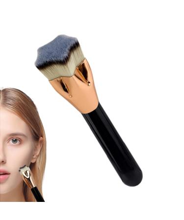 Women Foundation Brush | Pentagram Shape Foundation Makeup Brush Women Cosmetics Buffing Blending Brush with Ergonomic Handle for Business Trip Dating