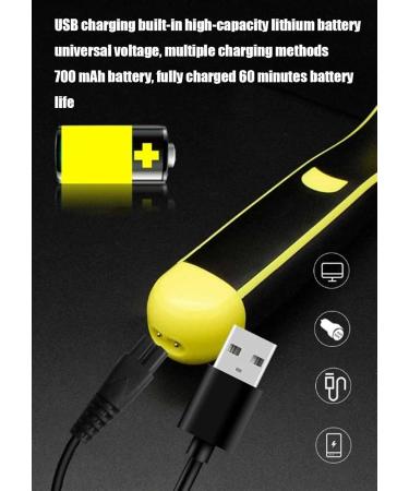 Buy Rechargeable Waterproof Wet and Dry Electric Shaver for Men - Full Body Grooming & Mustache Trimmers in Yellow - International Shipping Available - Buy Online on GoSupps.com