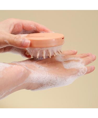 Silicone Shower Head Skin Brush & Hairbrush | Massage Brushes for Men Women & Teens | Perfect Shower Accessories Gift - Buy Online on GoSupps.com