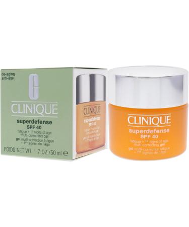 Clinique SUPERDEFENSE GEL SPF 40 - ANTI FATICA + PRIMI SEGNI DEL TEMPO - Buy Online on GoSupps.com