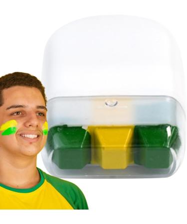 Tricolor Makeup Stick Face Painting Pencils Face Paint Pens Country Flag Makeup Pencil Item for Festivals Sports Events Painting Supplies - Buy Online on GoSupps.com