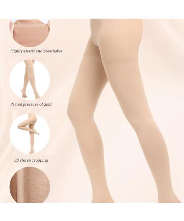 15-20 mmHg Compression Stockings - Closed Toe Support for Varicose Veins Athletics Travel & Edema Relief | Perfect for Pregnancy - Size L - Buy Online on GoSupps.com