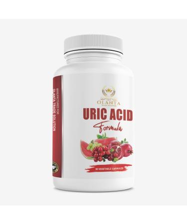 Generic uric Acid Supplement - URIC Acid Complex - Pomegranate Turmeric Powder Cranberry Pills Celery Seed Extract uric Acid Solution Milk Thistle Turmeric Cranberry - 1 Bottle 60 Capsules