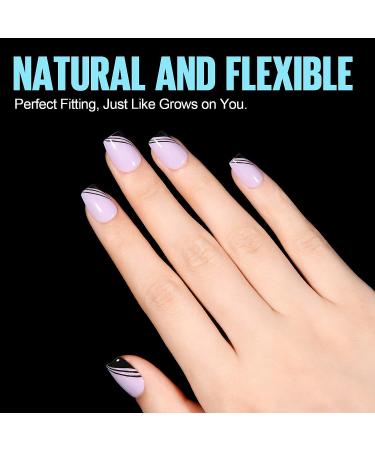 TOMICCA Extra Short Coffin Nail Tips - 450Pcs Soft Gel Tips for Nail Extension | Matte Finish Fake Nails in 15 Sizes with Storage Box - Buy Online on GoSupps.com