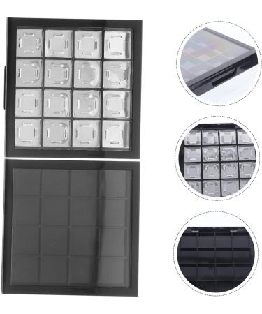 NOLITOY 2pcs Eye Shadow Box Blush for Cheeks Empty Eyeshadow Case Eyeshadow Sub Plate Supplies Travel Pack 9.5X9.5X1.5CM As Shown - Buy Online on GoSupps.com