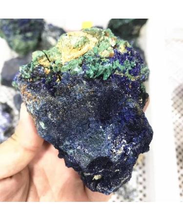 200g-280g Natural Raw Rough Stone Azurite Malachite Minerals Crystal Specimen 1pc Suitable for Furniture Decoration Full of Texture - Buy Online on GoSupps.com