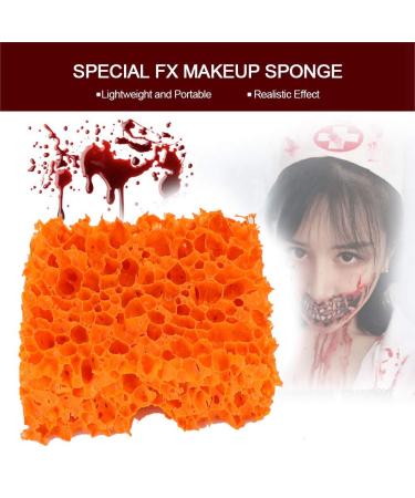 FX Makeup Sponge for Special Effects | Cimenn Blood Scar Stipple Sponge for Halloween & Xmas - Buy Online on GoSupps.com