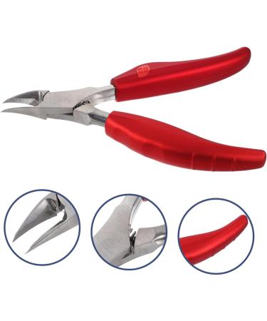 MERRYHAPY Hawk Mouth Pliers Toenail Clipper Nail Pedicure Thick Nail Clipper Nail para Manicure Heavy Cutting 430 Stainless Steel Red Tool - Buy Online on GoSupps.com