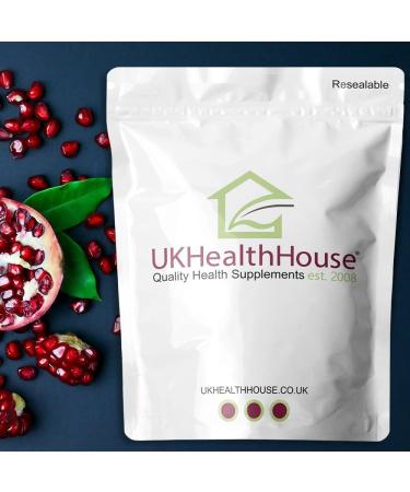 Pomegranate Capsules 4000mg x 120 - Antioxidant Supplement with 40% Ellagic Acid for Heart Health & Immune Support - Non GMO Vegan Formula - Buy Online on GoSupps.com