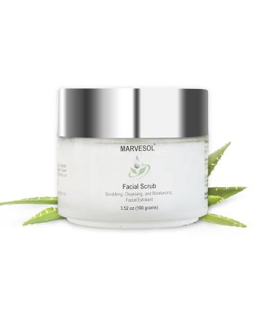 Facial Scrub Exfoliator for Rosacea | Gentle Deep Cleanser for All Skin Types - Buy Online on GoSupps.com