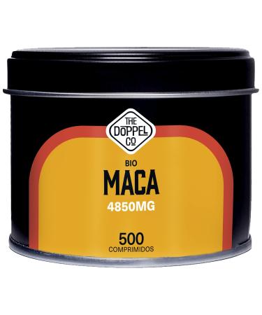 Organic Maca from Peru 4850mg | 500 Tablets | 5:1 Extract | 4 Month Cure | Peruvian Maca Pura | Energy & Vitality | Plastic Free | Certified Organic