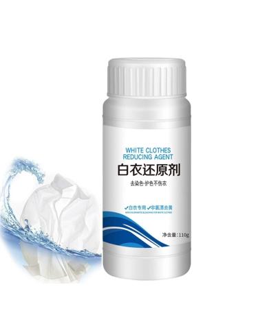 Household White Clothing Reducing Agent-Exclusively for White Clothes White Clothes Reducing Agent Remove Stains Reducing Agent Quick and Easy Dirt Spot Removal for Laundry (1pcs)