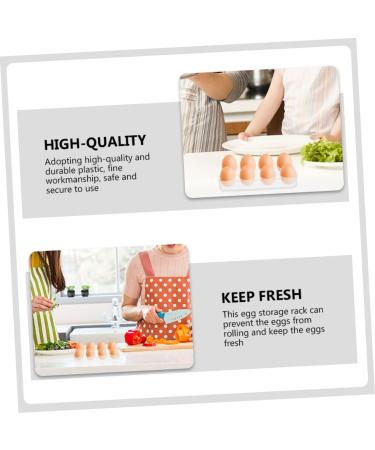 Hemobllo 2pcs Egg Shelf Egg Holder for Fridge Container with Lid Egg Support Shelf Egg Plate Refrigerator - Buy Online on GoSupps.com