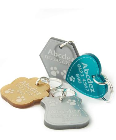 Personalized Dog Tag Pendant for Collar - Engraved Cat & Pet ID - Premium Quality - Buy Online on GoSupps.com