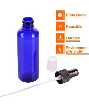 JamHooDirect 8Pcs 30ml Spray Bottle Empty Plastic Fine Mist Travel Atomiser Set with 2 Funnels - Clear Refillable & Reusable Mini Travel Bottles Toiletries Liquid Containers for Cosmetic (4 Colors) - Buy Online on GoSupps.com