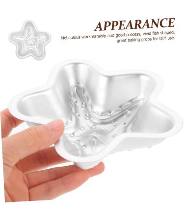 RORPOIR Food Mold Rolls Baking Tool Mold Mini Muffin Mini Baking Pans Cheesecake Pan Cake Mold 3D Bread Pan Celebrity 14X14X4CM Silver - Buy Online on GoSupps.com