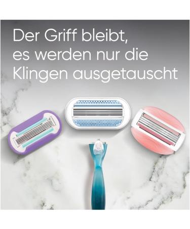 Gillette Venus Comfortglide Spa Breeze Razor for Women | 9 Triple Blade Replacement Blades - Smooth Shaving Experience - Buy Online on GoSupps.com