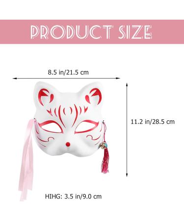 Runrotoo Children's Costumes | Sleek Animal Masks & Japanese Half Face Fox Cosplay for Parties | Perfect for Kids & Pets - Buy Online on GoSupps.com